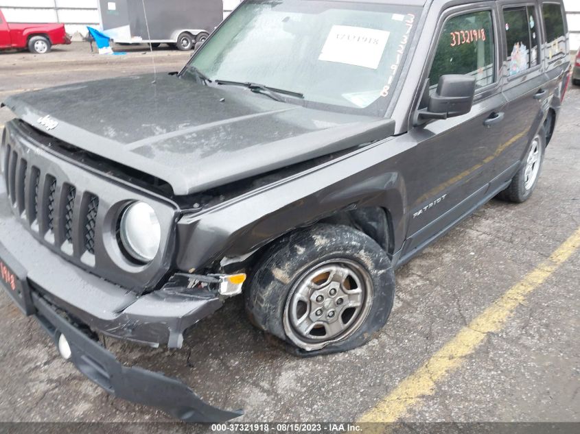 2014 JEEP PATRIOT SPORT - 1C4NJPBB8ED890452