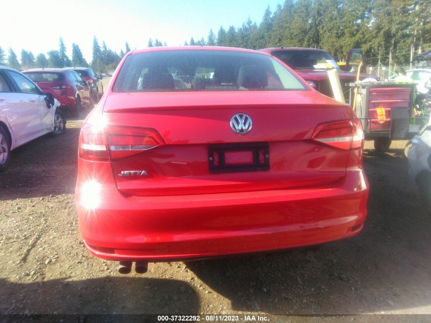 2015 VOLKSWAGEN JETTA SEDAN 2.0L S - 3VW2K7AJ6FM280674