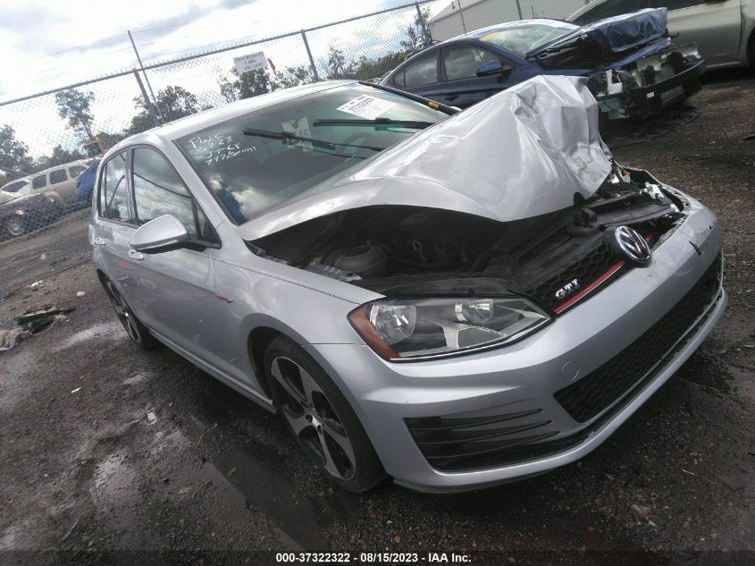 2016 VOLKSWAGEN GOLF GTI S - 3VW4T7AU0GM017002