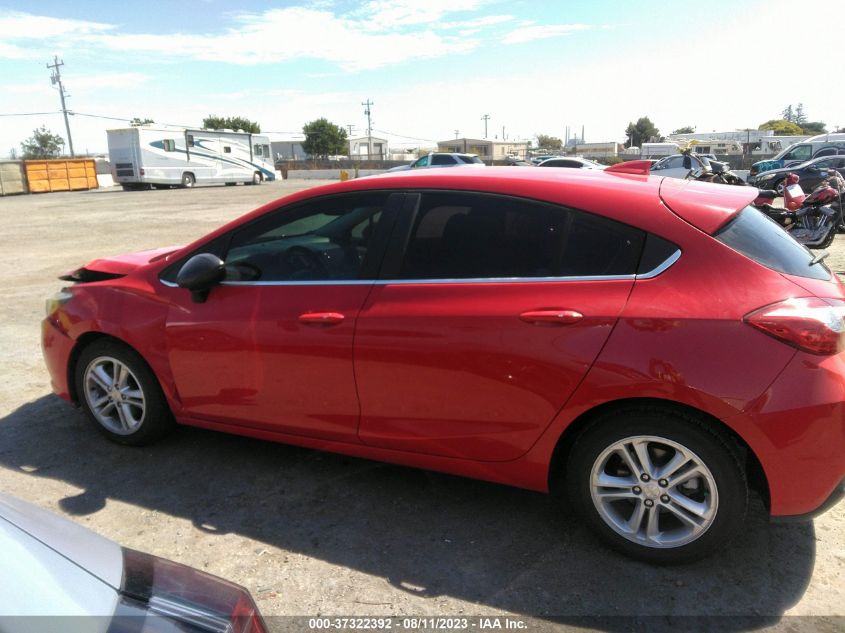 2017 CHEVROLET CRUZE LT - 3G1BE6SM2HS602571