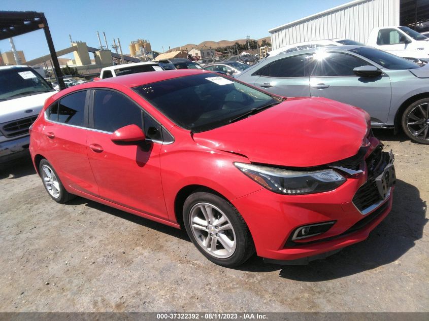 2017 CHEVROLET CRUZE LT - 3G1BE6SM2HS602571