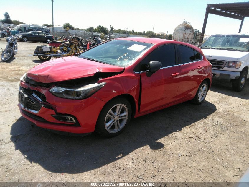 2017 CHEVROLET CRUZE LT - 3G1BE6SM2HS602571
