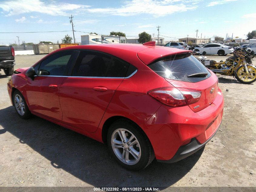2017 CHEVROLET CRUZE LT - 3G1BE6SM2HS602571