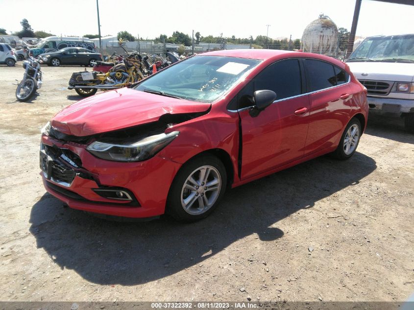 2017 CHEVROLET CRUZE LT - 3G1BE6SM2HS602571