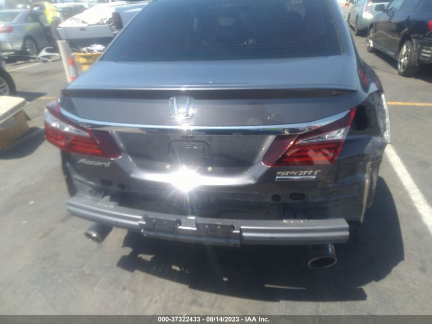 2017 HONDA ACCORD SEDAN SPORT SE - 1HGCR2F12HA084795
