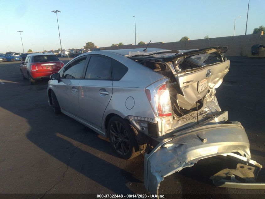 2013 TOYOTA PRIUS TWO - JTDKN3DU7D5666435