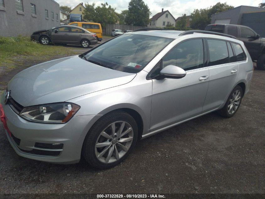 2017 VOLKSWAGEN GOLF SPORTWAGEN S/SE/SEL 3VWC17AU4HM536931