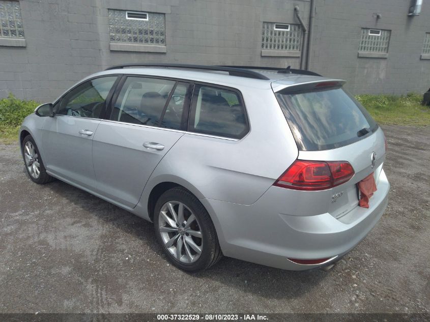 2017 VOLKSWAGEN GOLF SPORTWAGEN S/SE/SEL 3VWC17AU4HM536931