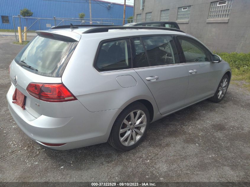 2017 VOLKSWAGEN GOLF SPORTWAGEN S/SE/SEL 3VWC17AU4HM536931