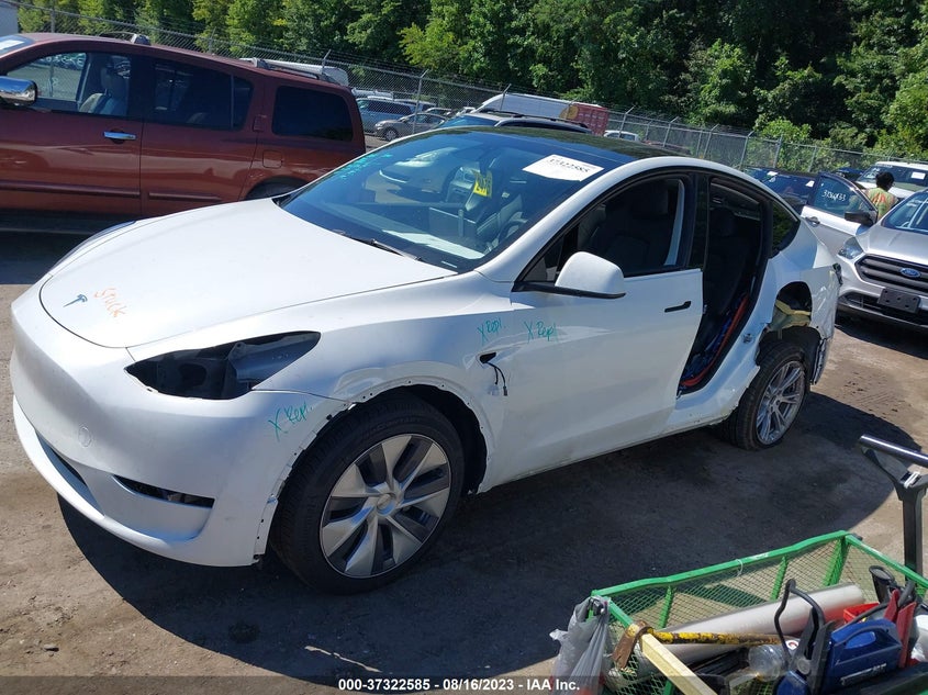 VIN 7SAYGDEE6PA034921 2023 TESLA MODEL Y LONG RANGE
