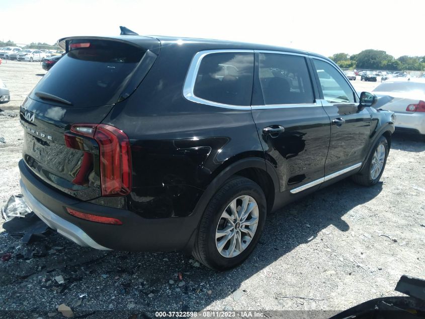 2022 KIA TELLURIDE LX - 5XYP24HC0NG206628