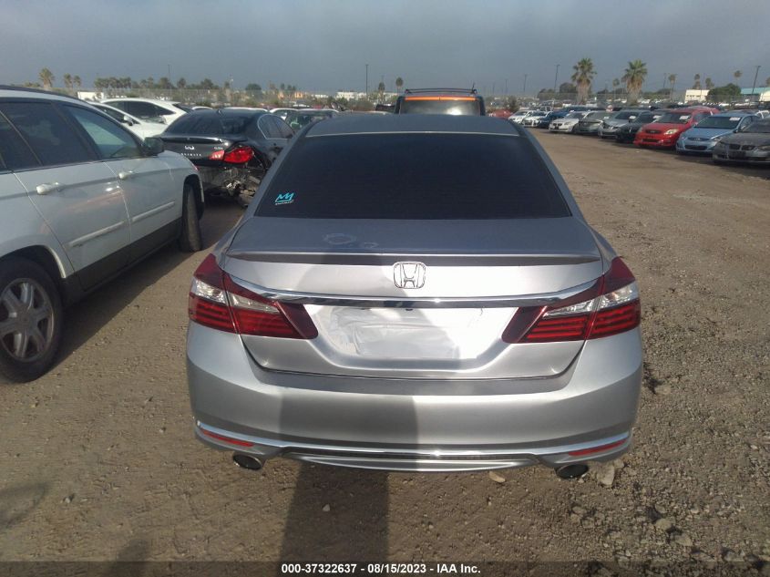 2017 HONDA ACCORD SEDAN SPORT - 1HGCR2F58HA248280