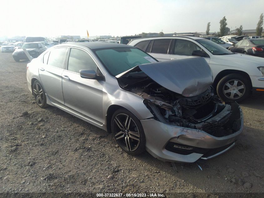 2017 HONDA ACCORD SEDAN SPORT - 1HGCR2F58HA248280