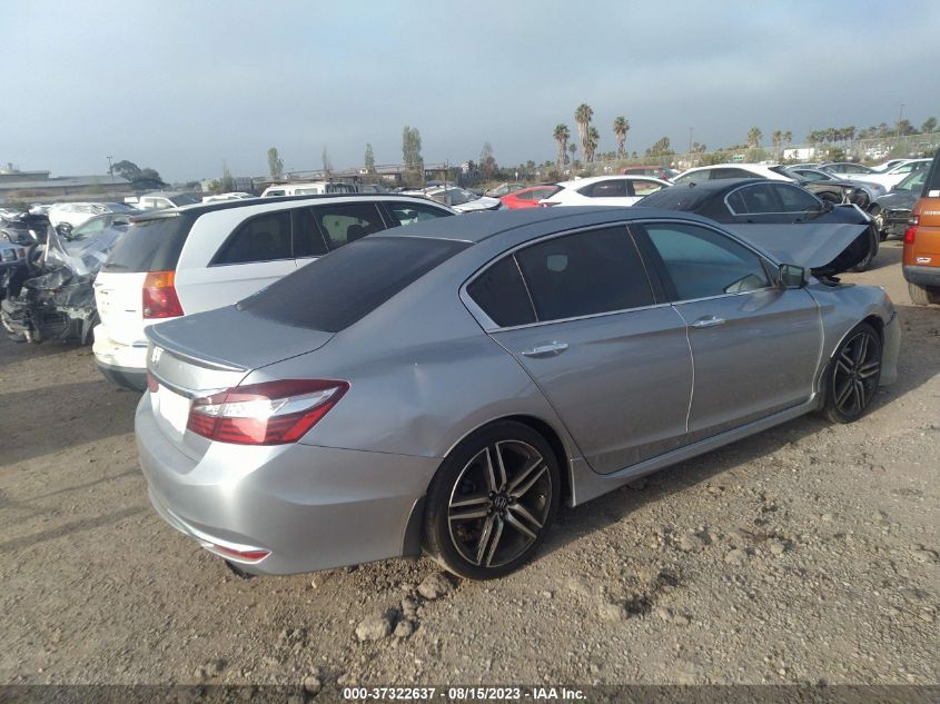 2017 HONDA ACCORD SEDAN SPORT - 1HGCR2F58HA248280