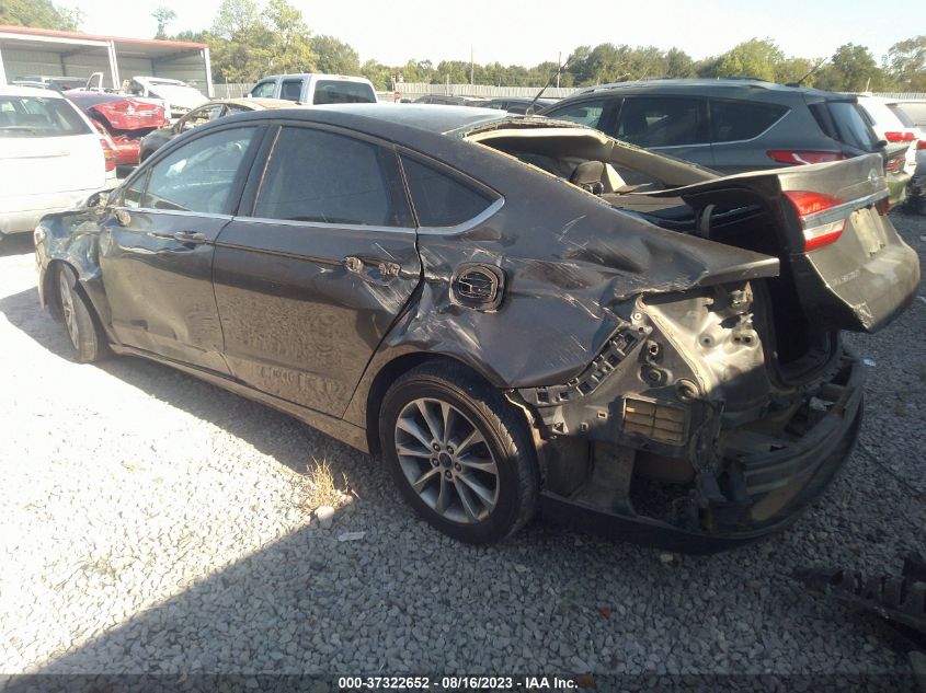 2017 FORD FUSION SE - 3FA6P0H72HR150314