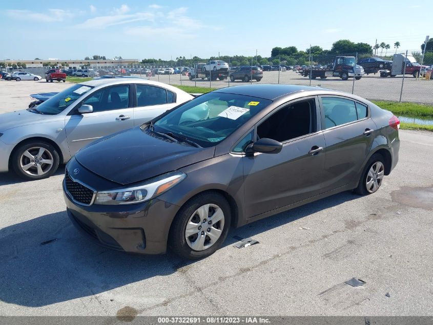 2017 KIA FORTE LX - 3KPFK4A76HE036334