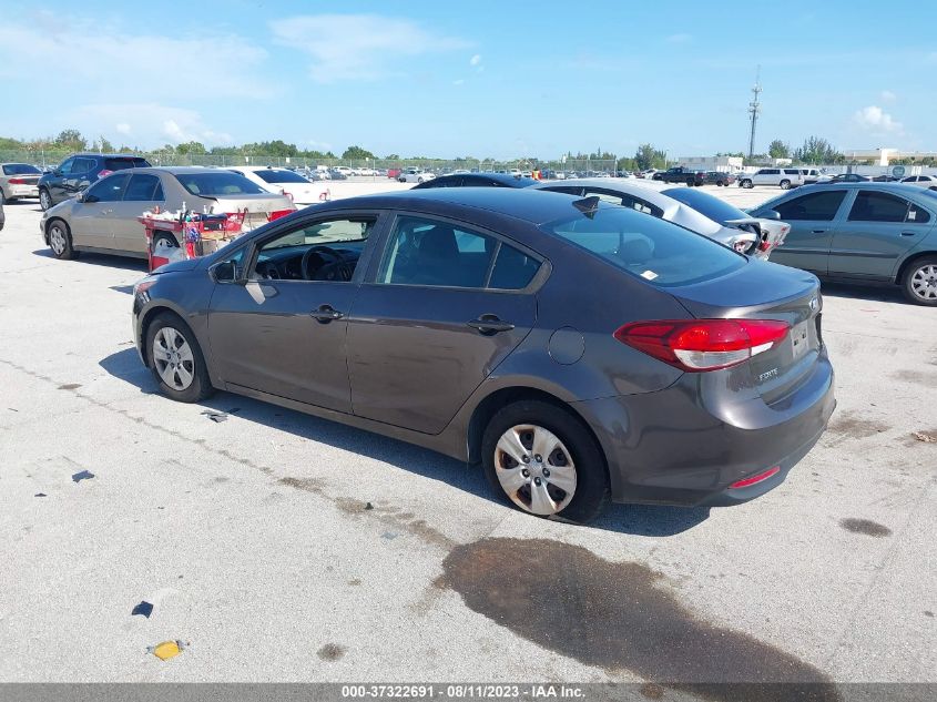 2017 KIA FORTE LX - 3KPFK4A76HE036334