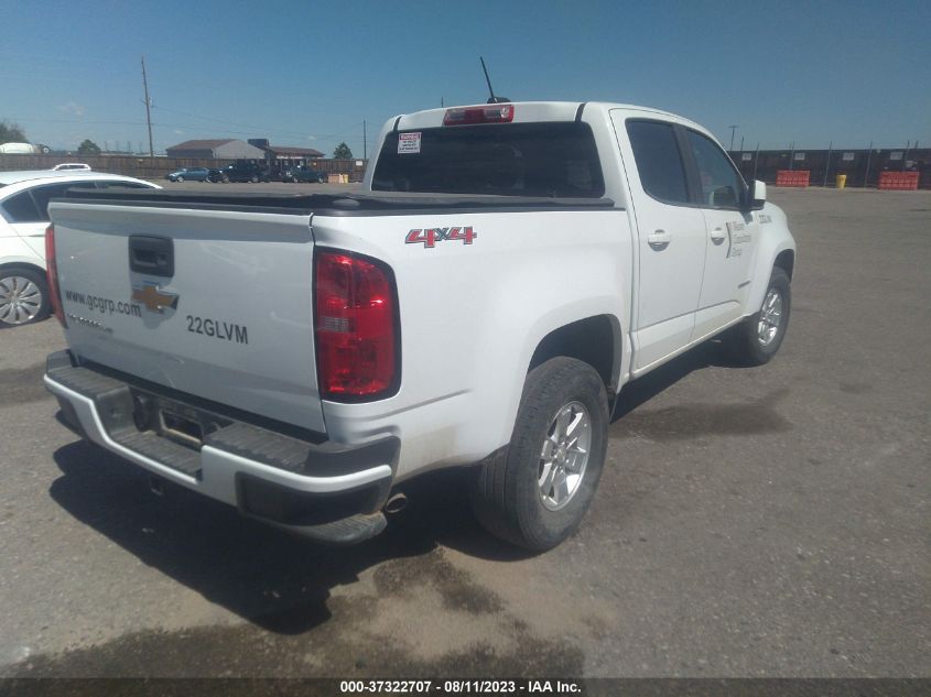 2017 CHEVROLET COLORADO 4WD WT - 1GCGTBENXH1204543