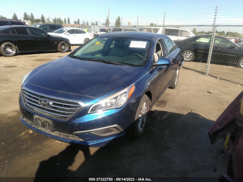 2017 HYUNDAI SONATA 2.4L - 5NPE24AF4HH452705