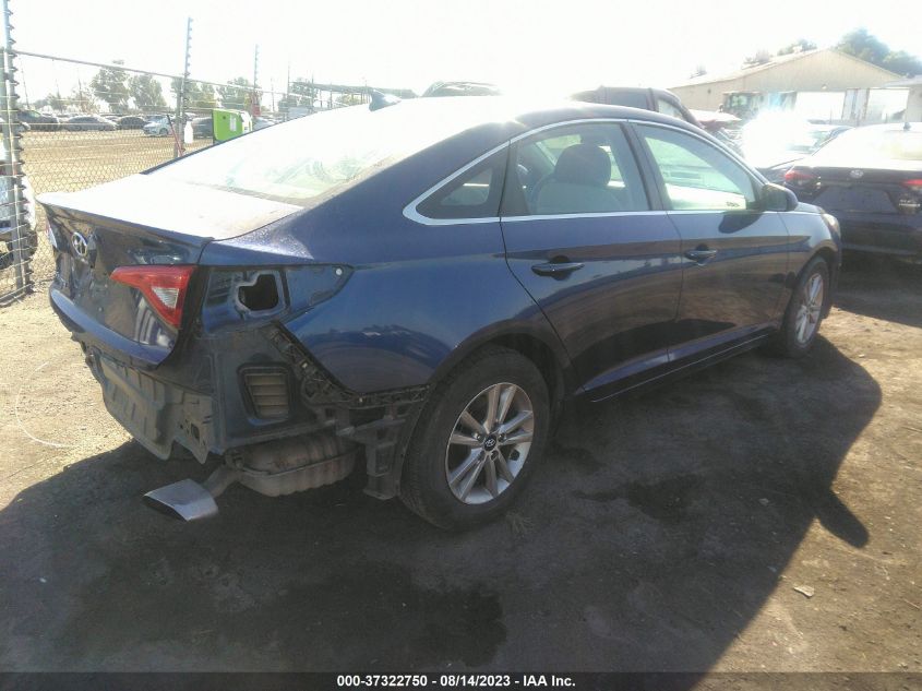 2017 HYUNDAI SONATA 2.4L - 5NPE24AF4HH452705