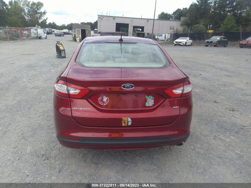 2016 FORD FUSION SE - 1FA6P0H79G5125539