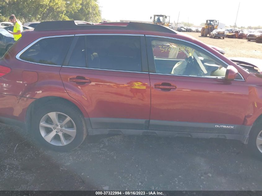2014 SUBARU OUTBACK 2.5I LIMITED - 4S4BRCMC4E3276025