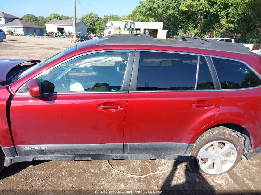 2014 SUBARU OUTBACK 2.5I LIMITED - 4S4BRCMC4E3276025