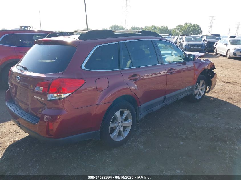 2014 SUBARU OUTBACK 2.5I LIMITED - 4S4BRCMC4E3276025