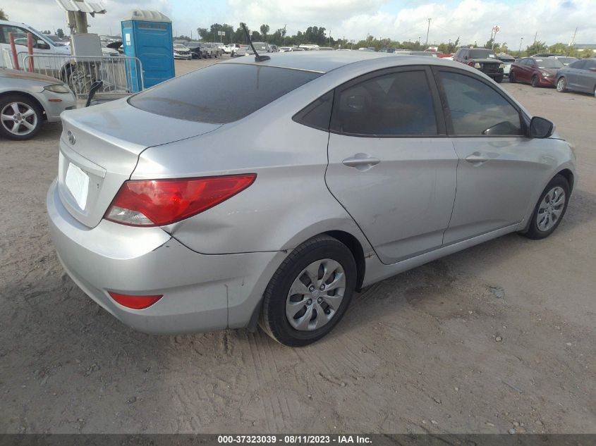 2016 HYUNDAI ACCENT SE - KMHCT4AE5GU092551