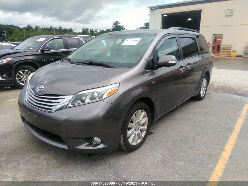 2017 TOYOTA SIENNA XLE - 5TDDZ3DC7HS170877