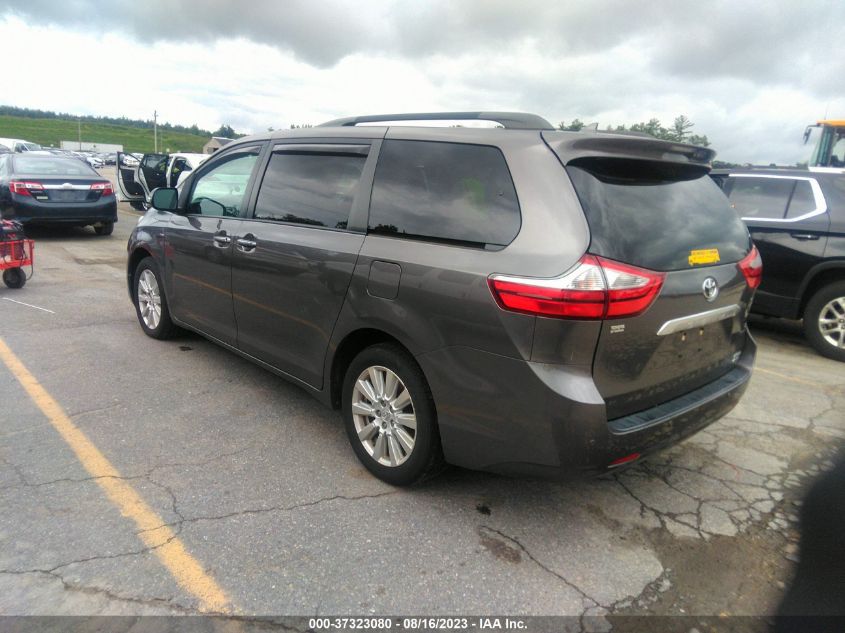 2017 TOYOTA SIENNA XLE - 5TDDZ3DC7HS170877