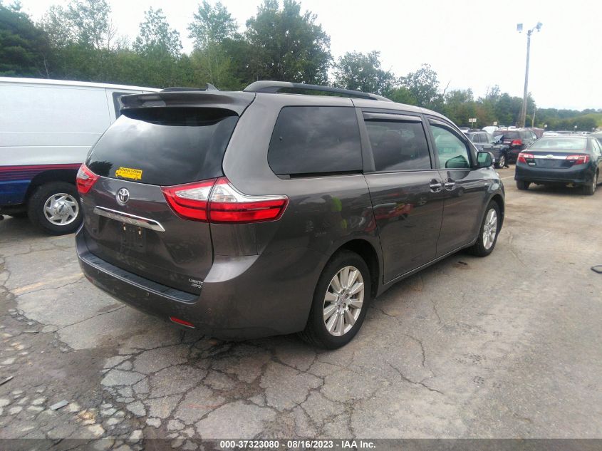 2017 TOYOTA SIENNA XLE - 5TDDZ3DC7HS170877