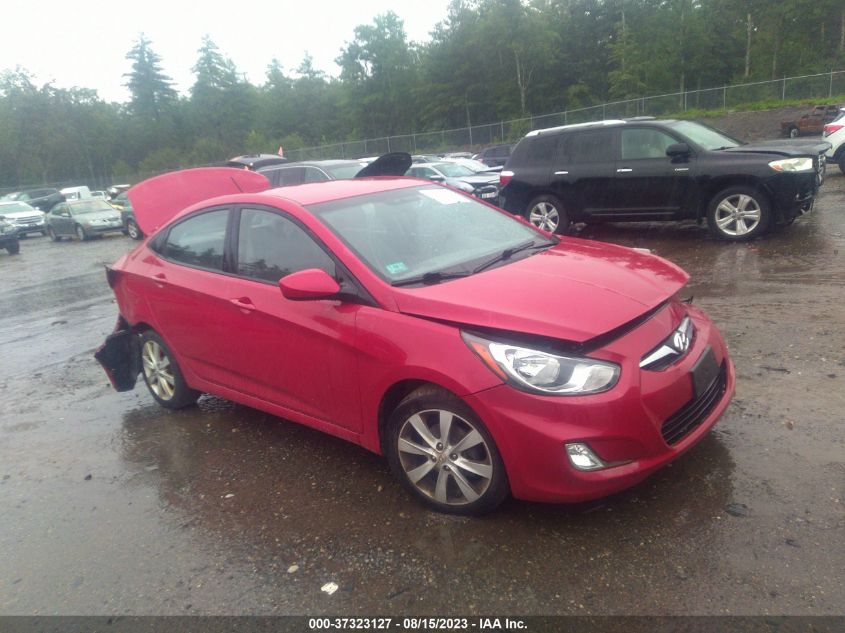 2013 HYUNDAI ACCENT GLS/SE - KMHCU4AE7DU462455