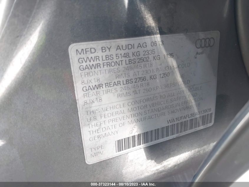 2014 AUDI ALLROAD PREMIUM PLUS WA1UFAFL3EA013909