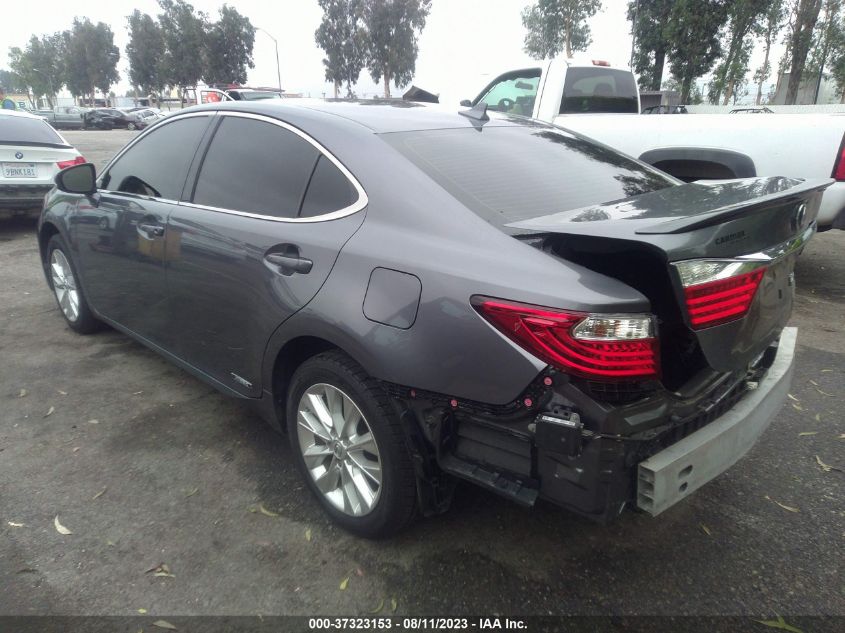 2013 LEXUS ES 300H HYBRID - JTHBW1GG7D2009349