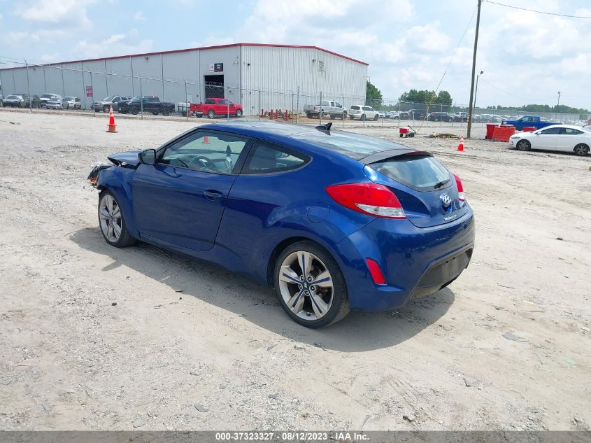 2017 HYUNDAI VELOSTER VALUE EDITION - KMHTC6AD4HU324805