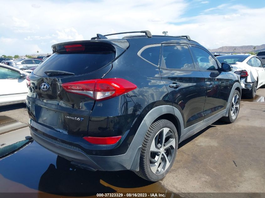 2016 HYUNDAI TUCSON LIMITED - KM8J33A29GU263373