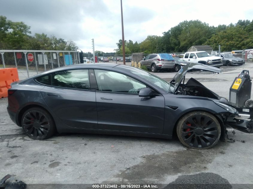 2021 TESLA MODEL 3 PERFORMANCE - 5YJ3E1EC0MF984782