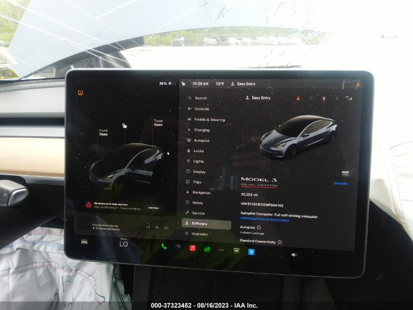 2021 TESLA MODEL 3 PERFORMANCE - 5YJ3E1EC0MF984782