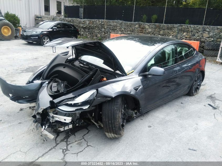 2021 TESLA MODEL 3 PERFORMANCE - 5YJ3E1EC0MF984782
