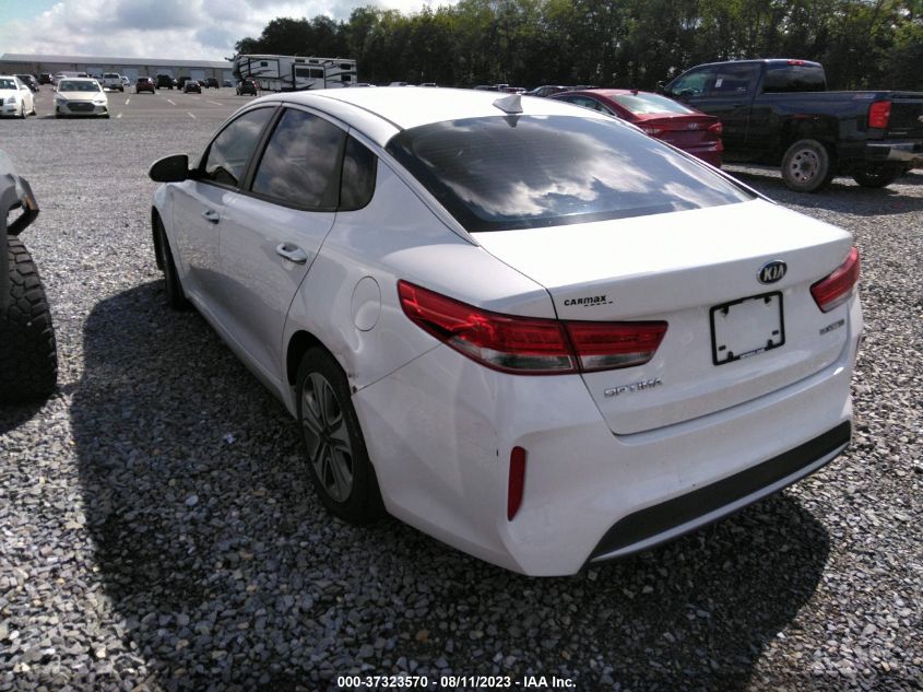 2017 KIA OPTIMA HYBRID EX - KNAGU4LE1H5009884