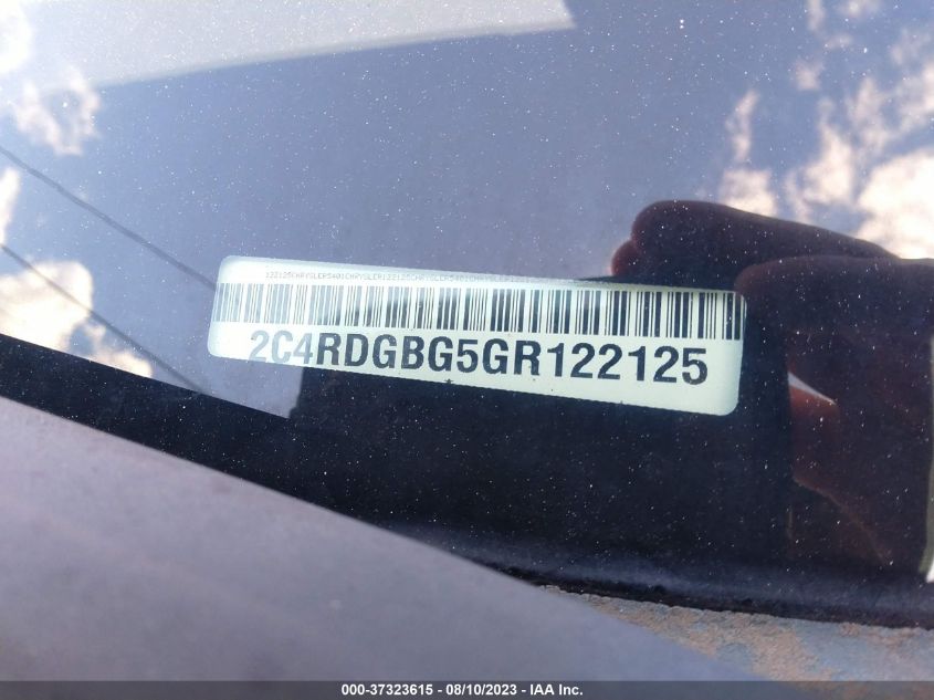 2016 DODGE GRAND CARAVAN SE - 2C4RDGBG5GR122125