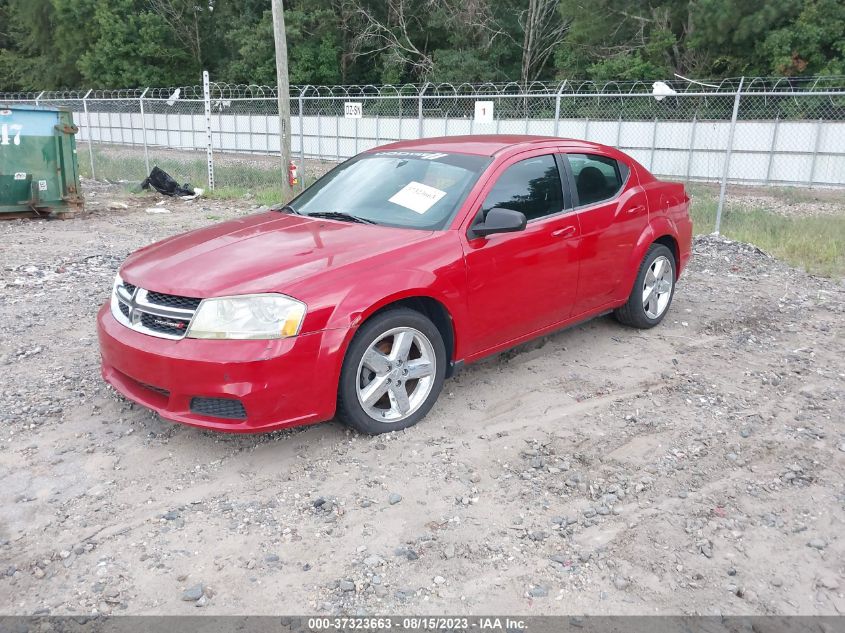 2013 DODGE AVENGER SE V6 - 1C3CDZAG6DN749576