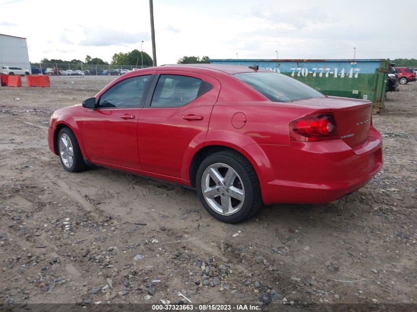 2013 DODGE AVENGER SE V6 - 1C3CDZAG6DN749576