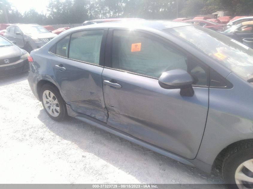 2022 TOYOTA COROLLA LE - JTDEPMAE4NJ214557