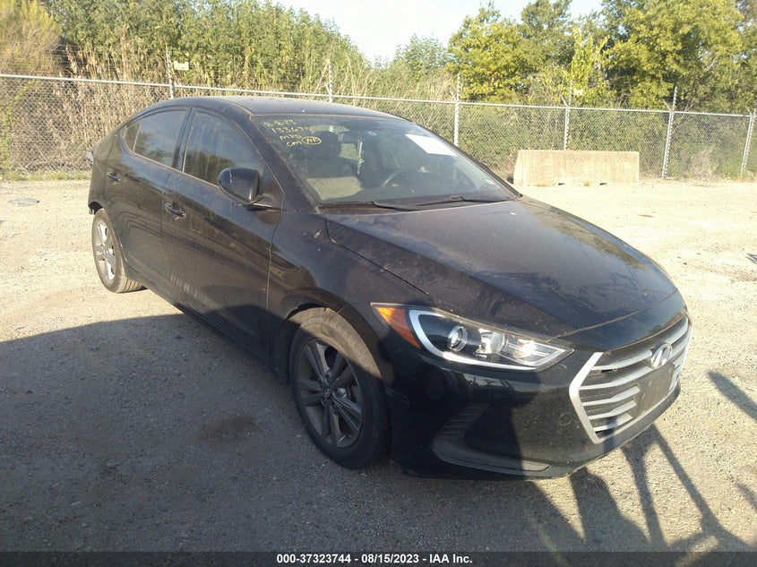 VIN KMHD84LF4JU591621 2018 HYUNDAI ELANTRA SEL