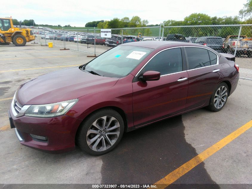 2015 HONDA ACCORD SEDAN SPORT - 1HGCR2F57FA162438