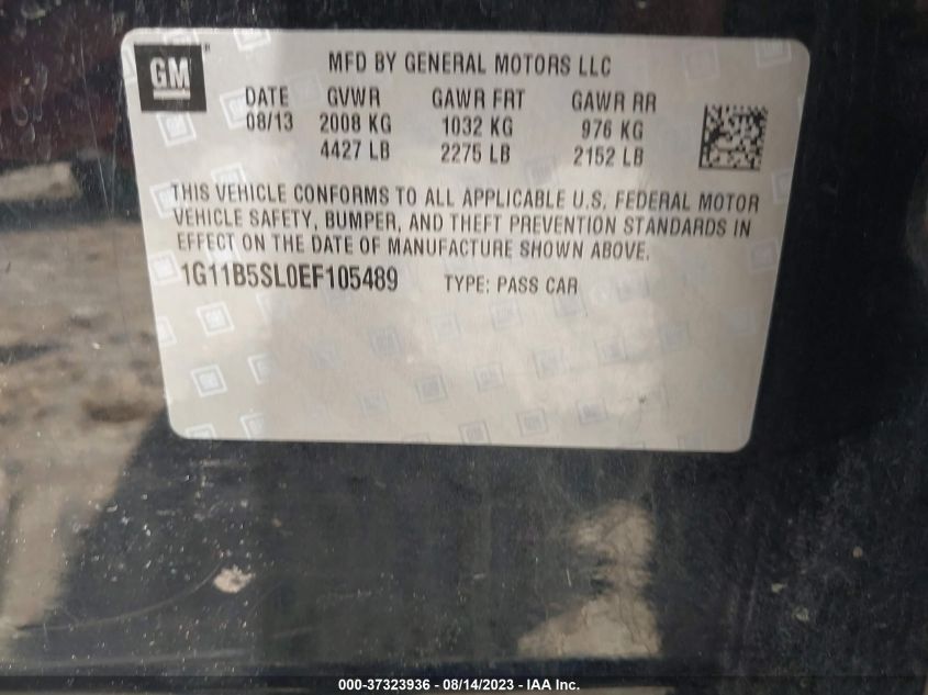 2014 CHEVROLET MALIBU LS - 1G11B5SL0EF105489