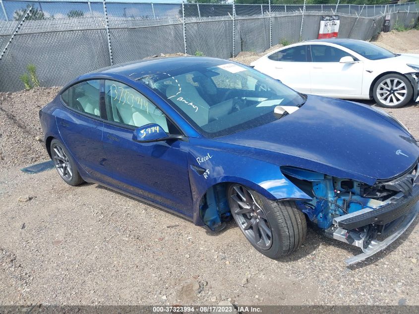 2021 TESLA MODEL 3 LONG RANGE - 5YJ3E1EB8MF034998