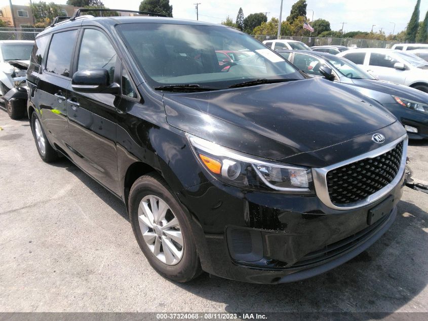 2016 KIA SEDONA LX - KNDMB5C12G6203797